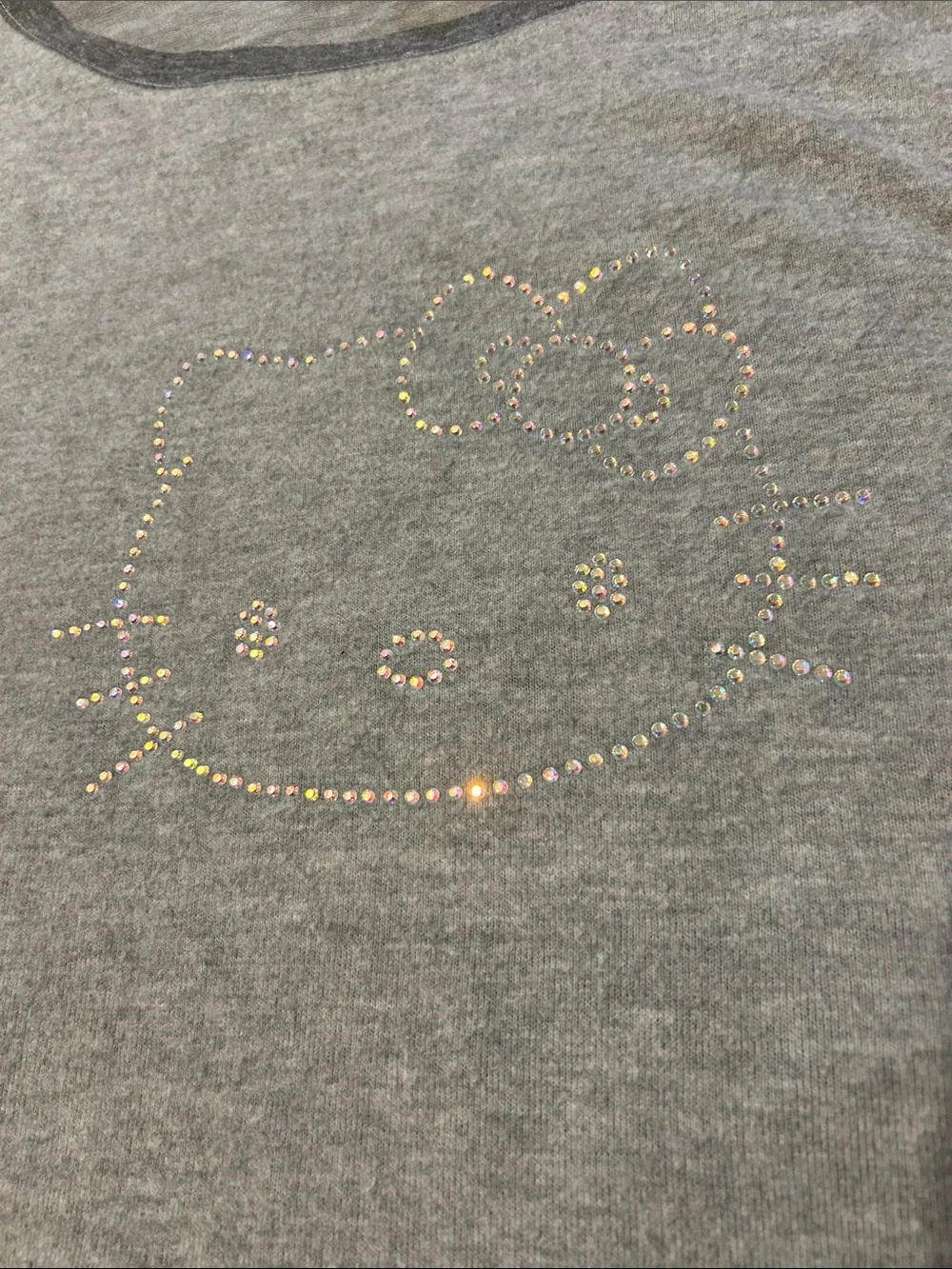 Hello Kitty Rhinestone Sweatshirt - Picture 1 of 4